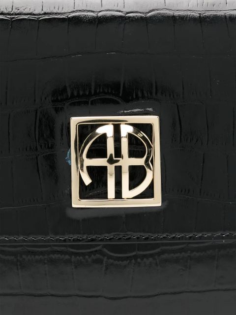 ANINE BING leather shoulder bag - Black