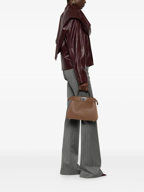 FENDI small Peekaboo ISeeU tote bag - Brown - zdjęcie produktu nr 2