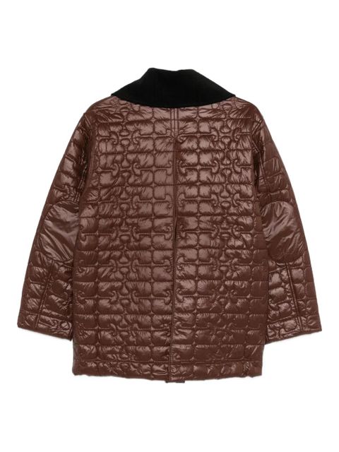 GANNI quilted coat - Brown - zdjęcie produktu nr 2