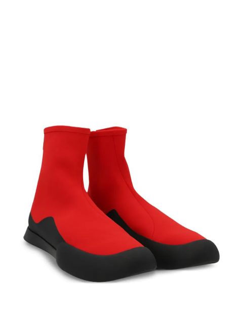 The Row zip-up ankle boots - Red - zdjęcie produktu nr 2