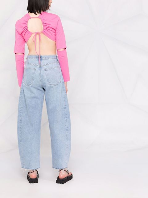 AGOLDE Luna Pierced jeans - Blue