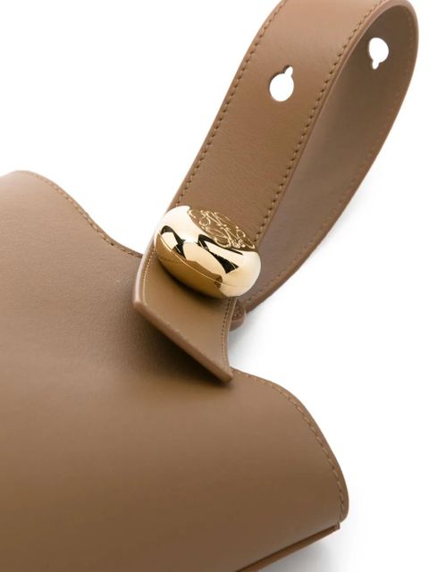 LOEWE mini Pebble bucket bag - Brown