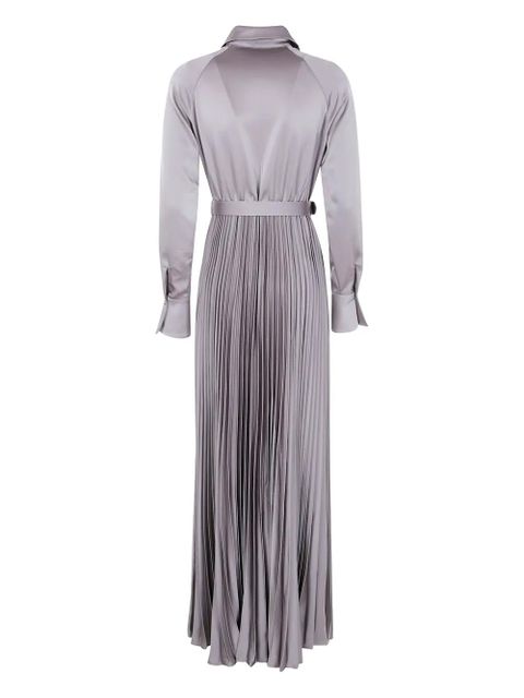 Self-Portrait pleated shirt dress - Grey - zdjęcie produktu nr 2