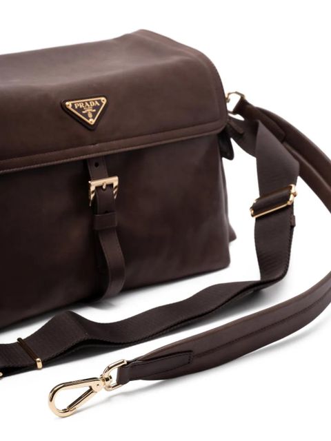 Prada large Explore shoulder bag - Brown