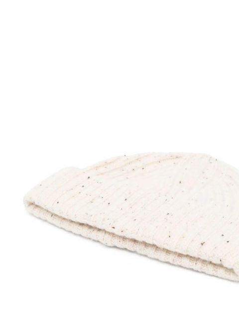 TOTEME chunky ribbed-knit beanie - Neutrals