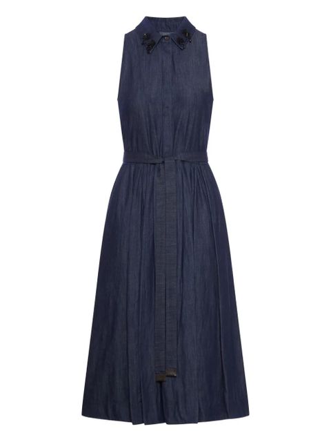 Max Mara sleeveless denim dress - Blue - zdjęcie produktu nr 1