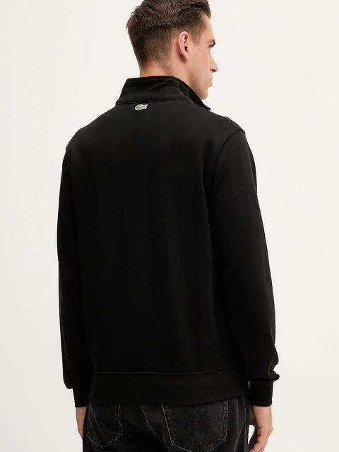 Lacoste bluza bawełniana kolor czarny z nadrukiem SH2735 - zdjęcie produktu nr 2