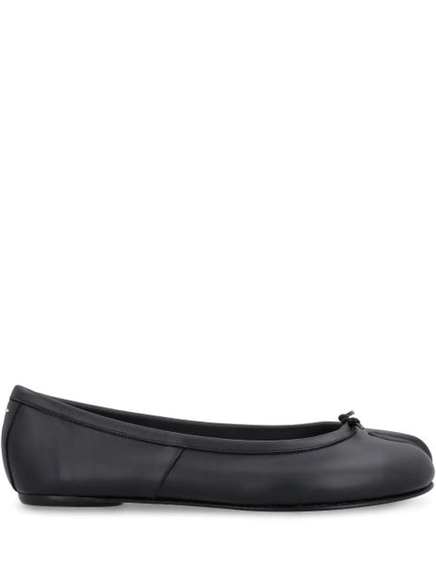 Maison Margiela Tabi leather ballerina shoes - Black - zdjęcie produktu nr 1