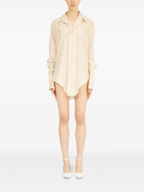 Maison Margiela dropped hem shirt - Neutrals - zdjęcie produktu nr 2