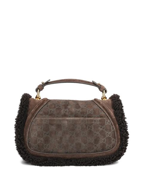 Gucci logo-plaque tote bag - Brown - zdjęcie produktu nr 2