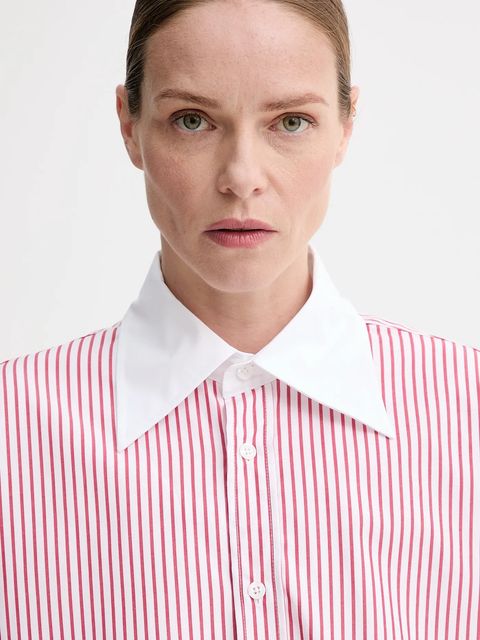 Filippa K koszula bawełniana damska kolor biały relaxed z kołnierzykiem klasycznym 31405.FK