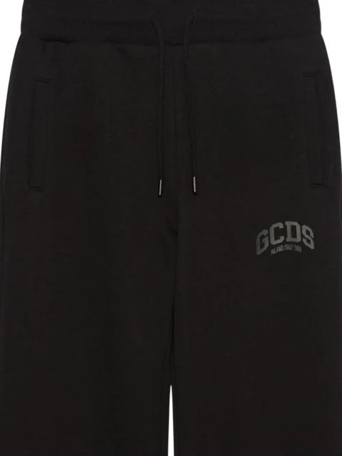 GCDS logo-print track pants - Black