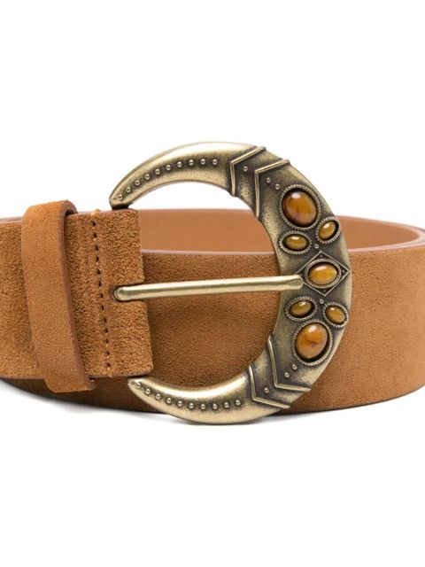 Ba&Sh Brody suede buckle belt - Brown - zdjęcie produktu nr 2