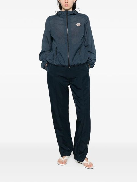 Moncler hooded zip-fastening jacket - Blue - zdjęcie produktu nr 2