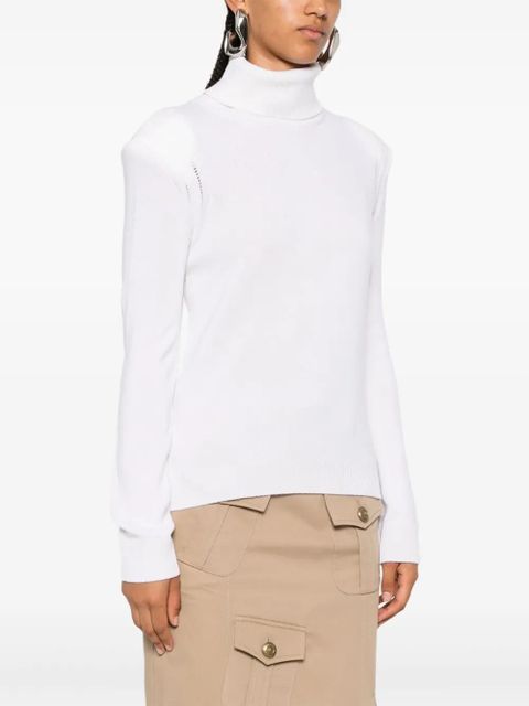 TOM FORD turtleneck cashmere sweater - White - zdjęcie produktu nr 2