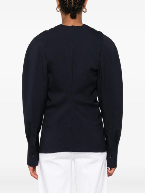 Victoria Beckham long-sleeved blouse - Blue - zdjęcie produktu nr 2