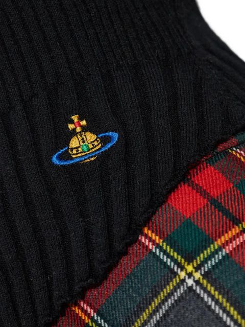 Vivienne Westwood ribbed button-up top - Black