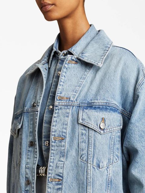 KHAITE Grizzo denim jacket - Blue