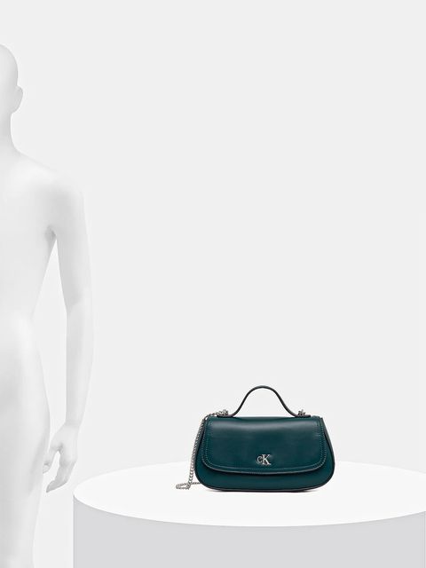Calvin Klein torebka kolor zielony LV04F3282G