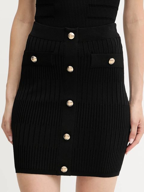 Marciano by Guess spódnica JANET kolor czarny mini prosta 5YGD32 5881Z - zdjęcie produktu nr 1