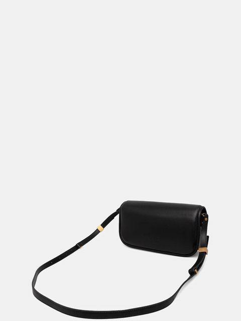 Pinko torebka skórzana Horizontal kolor czarny 105083 A26L