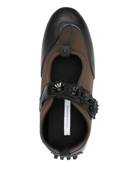 Cecilie Bahnsen Bess Mary Jane ballet flats - Brown