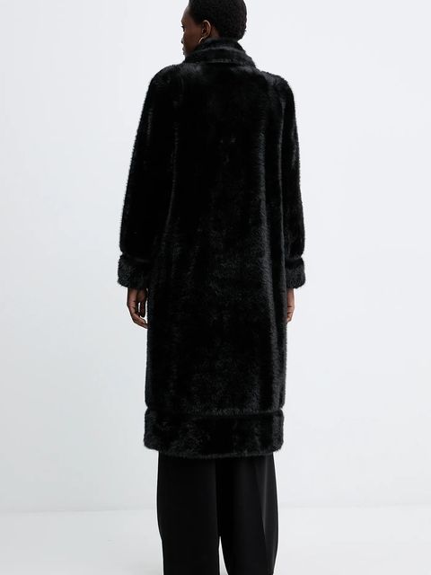 Twinset płaszcz kolor czarny 252TT2152 - zdjęcie produktu nr 2