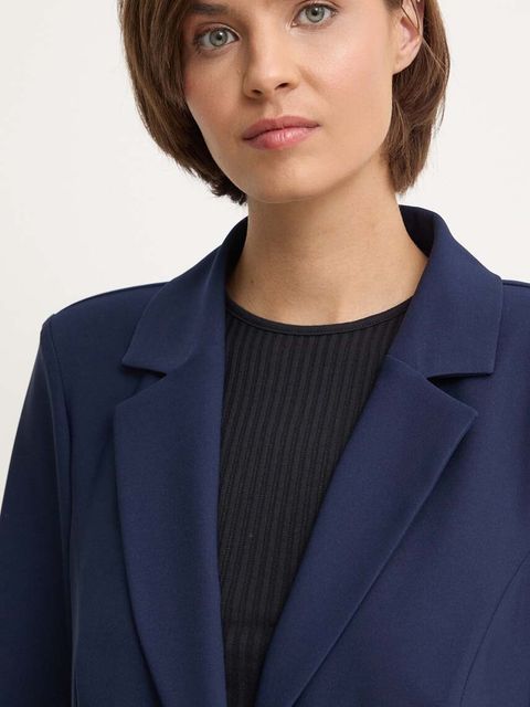 Sandro Ferrone marynarka kolor granatowy jednorzędowa gładka SFS18XBDALTROVE