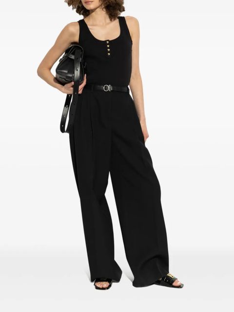 ANINE BING appliqué sandals - Black