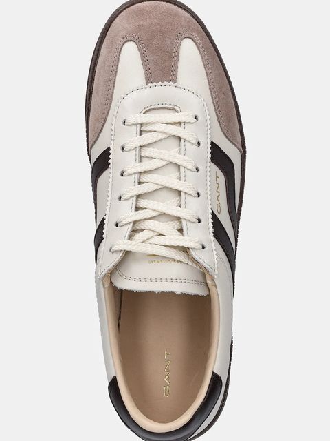 Gant sneakersy skórzane Cuzima damskie kolor beżowy 31531040