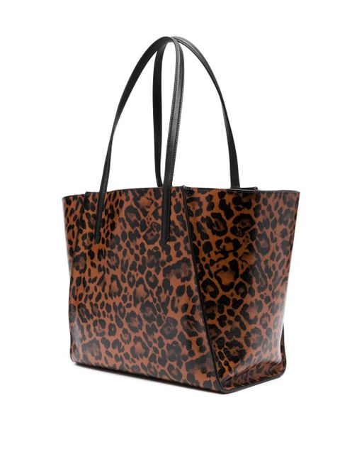 Zadig&Voltaire Le Borderline leopard-print tote bag - Brown