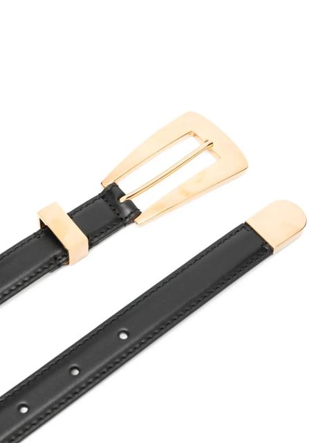 KHAITE lucca gold buckle belt - Black - zdjęcie produktu nr 2
