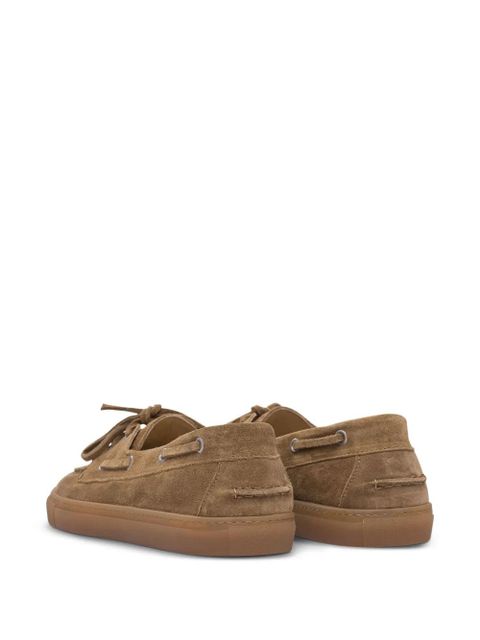 Copenhagen suede lace-up loafers - Brown