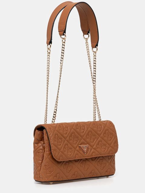 Guess torebka ADELASIA kolor brązowy HWQL96 58210