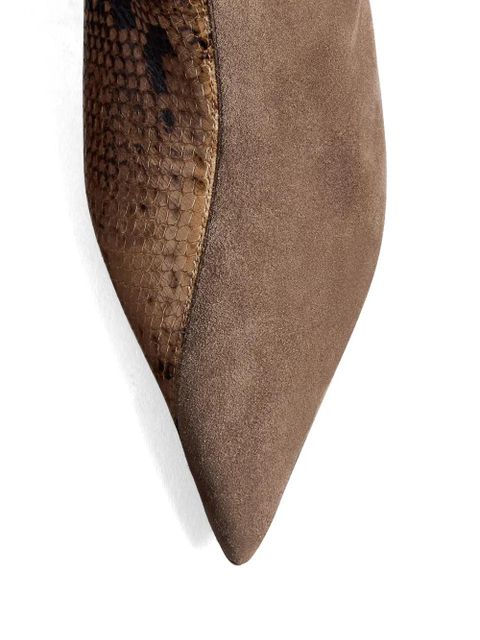 KHAITE Harvey over-the-knee high boots - Brown