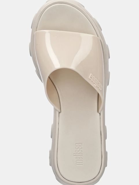 Melissa klapki MELISSA ELLA SLIDE AD damskie kolor beżowy na platformie M 35882.AZ382