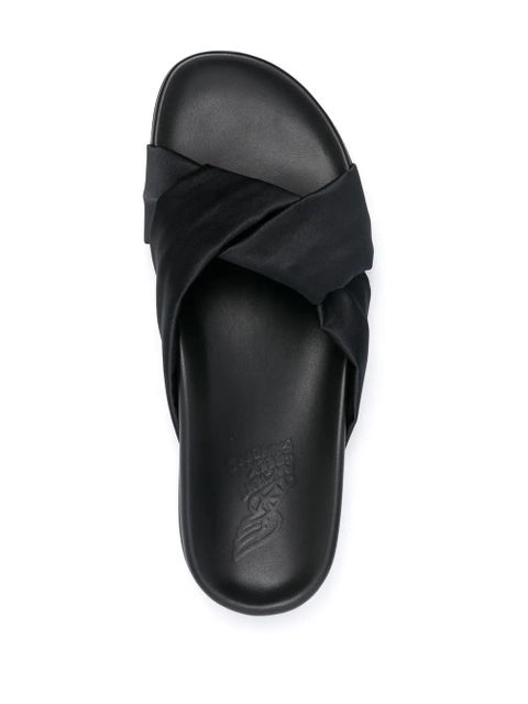 Ancient Greek Sandals Whitney open-toe slides - Black - zdjęcie produktu nr 2
