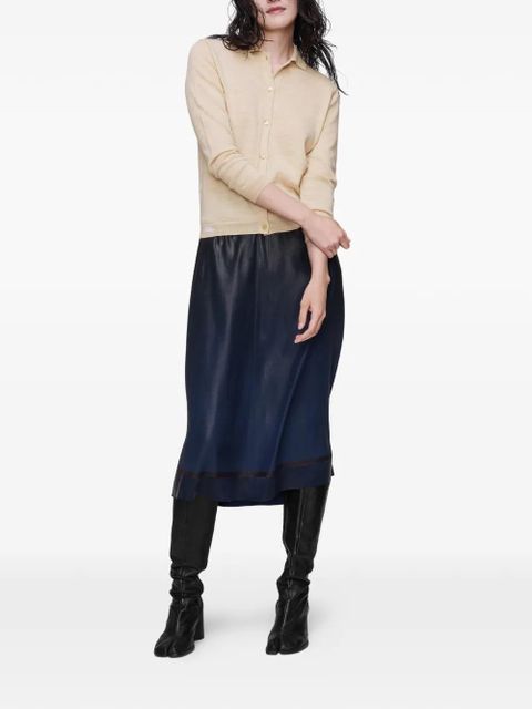 Maison Margiela fine-knit cardigan - Neutrals - zdjęcie produktu nr 2