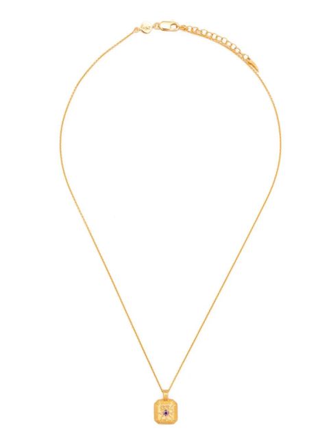 Missoma February Birthstone pendant necklace - Gold