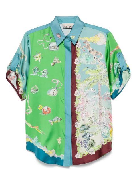 ALEMAIS Daria shirt - Green - zdjęcie produktu nr 1