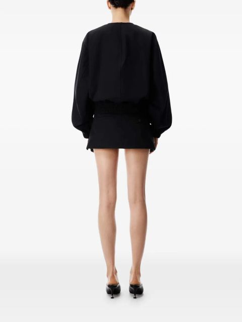 Alexander Wang twill mini skorts - Black
