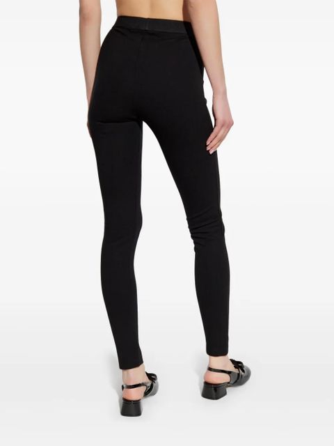 Versace elasticated-waist leggings - Black