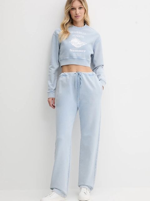 Moschino Jeans spodnie dresowe bawełniane - zdjęcie produktu nr 2