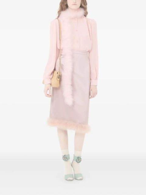 Valentino Garavani buttoned silk shirt - Pink - zdjęcie produktu nr 2