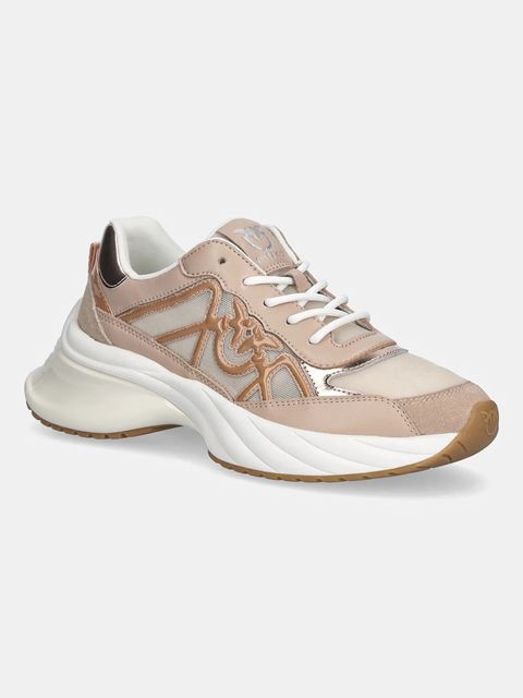 Pinko sneakersy Ariel 33 damskie kolor beżowy SS0135P142P26 - zdjęcie produktu nr 1