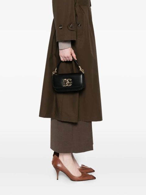 Dolce & Gabbana mini logo-plaque leather cross-body bag - Black - zdjęcie produktu nr 2