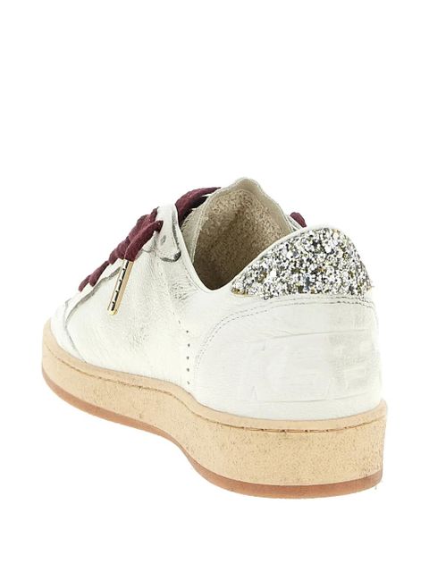 Golden Goose star-patch leather sneakers - White