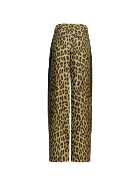 Max Mara leopard-print silk trousers - Neutrals - zdjęcie produktu nr 2