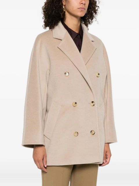 Max Mara Tedgirl double-breasted coat - Neutrals