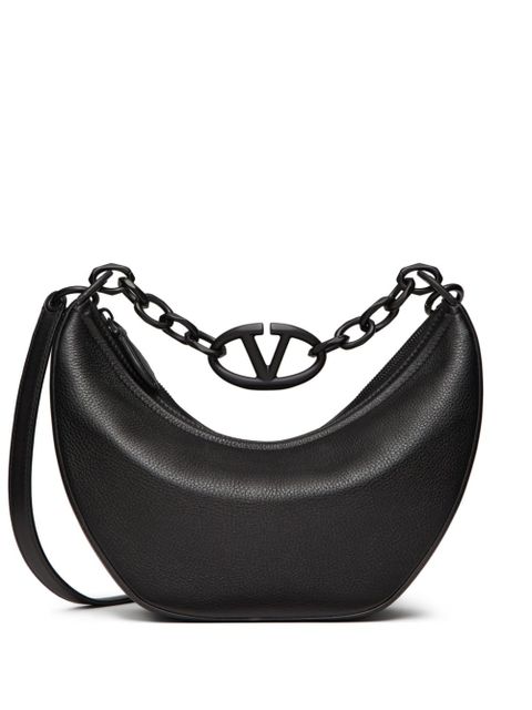 Valentino Garavani small VLogo Moon Hobo bag - Black - zdjęcie produktu nr 1